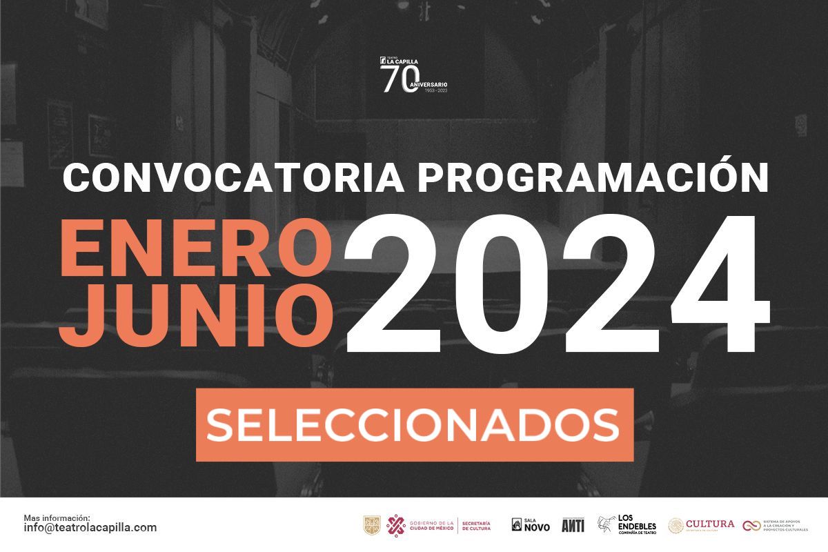CONVOCATORIA DE PROGRAMACIÓN ENERO – JUNIO 2024